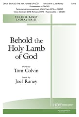 Behold the Lamb of God SATB choral sheet music cover